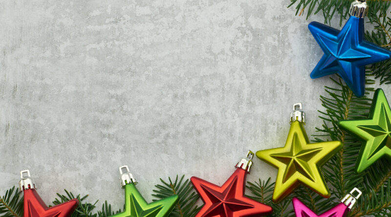 Adornos navideños hechos a mano