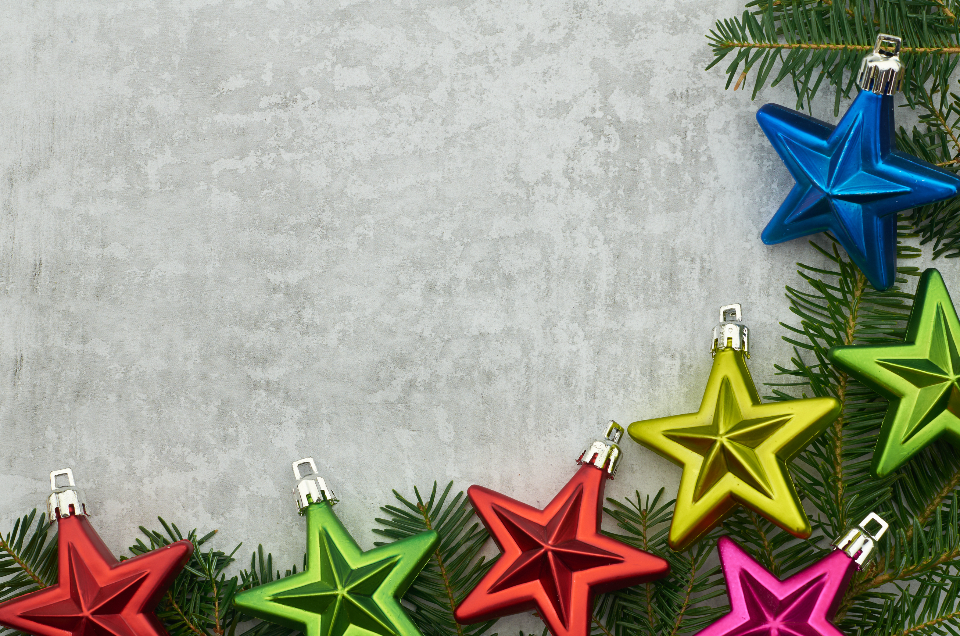 Adornos navideños hechos a mano